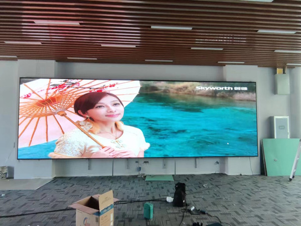 泰州市P1.53led小间距屏安装案例